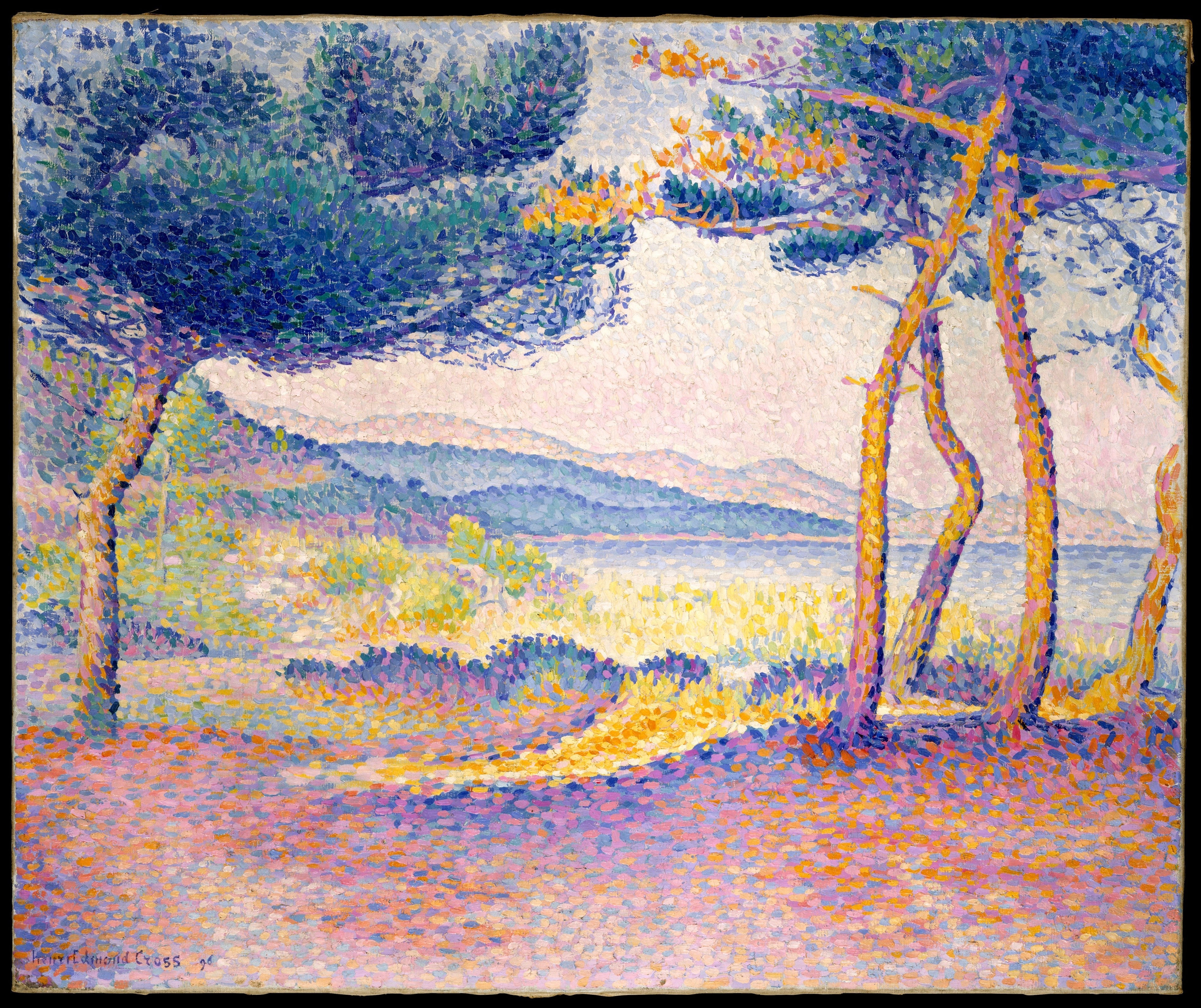 Pins le long du rivage - Henri-Edmond Cross