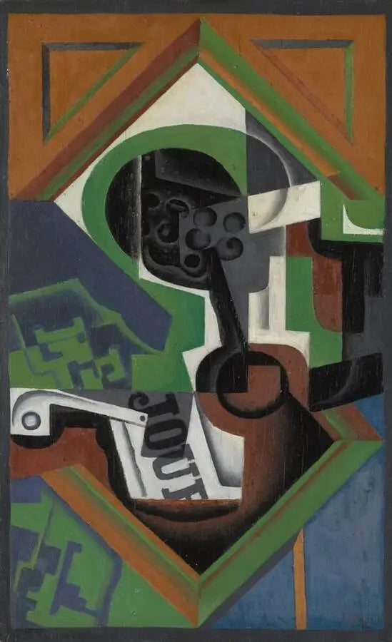 Üzüm ile Boru ve Kâse - Juan Gris