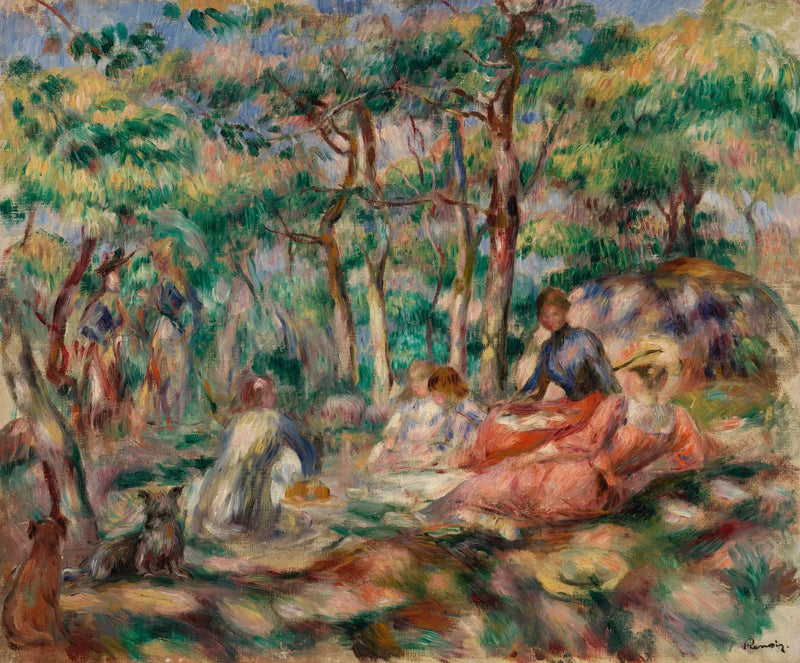 Piknik (Çimen Üzerinde Öğle Yemeği) - Pierre-Auguste Renoir