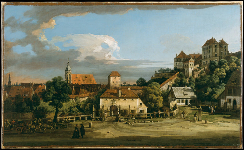 Pirna : L'Obertor vu du sud - Bernardo Bellotto