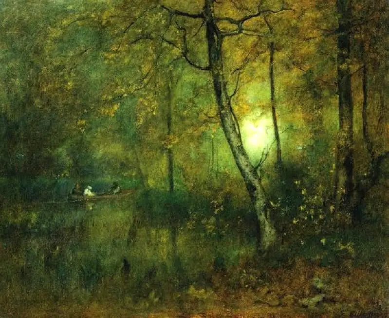 Ormanda Havuz - George Inness