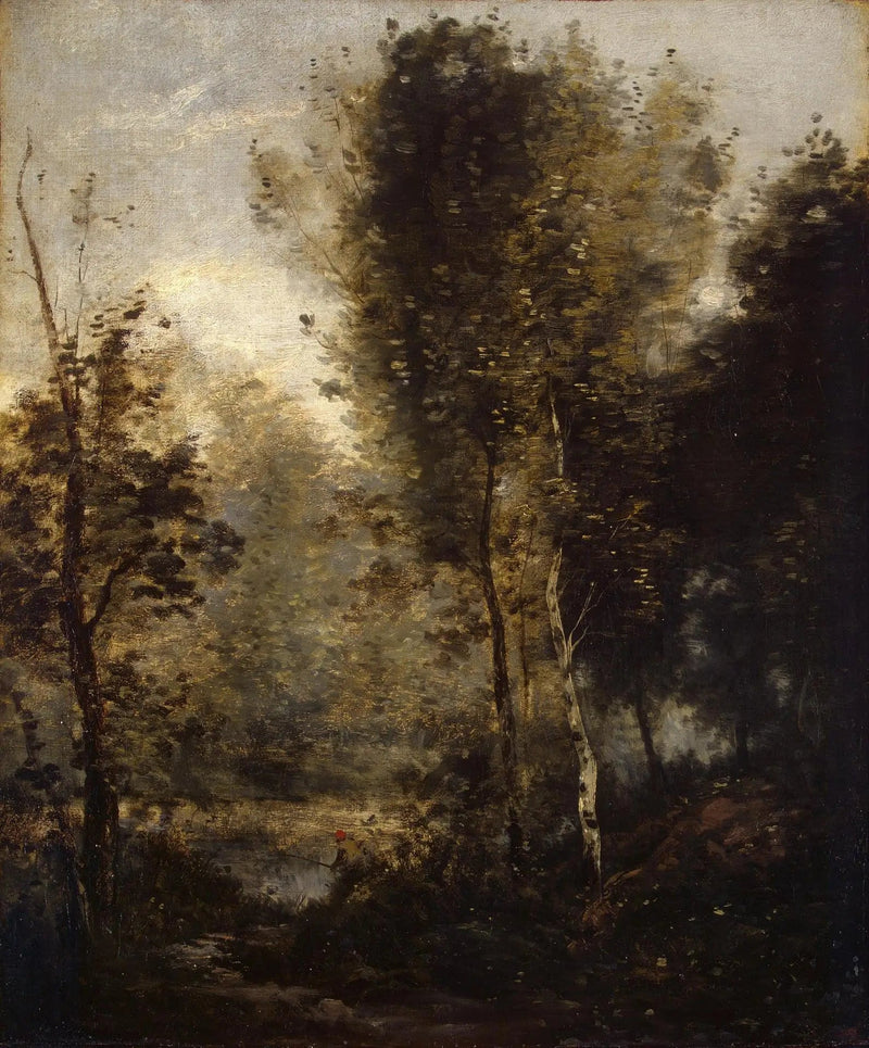 Ormanda Havuz - Jean-Baptiste Camille Corot
