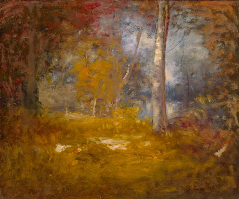 Woodland Havuzu - George Inness
