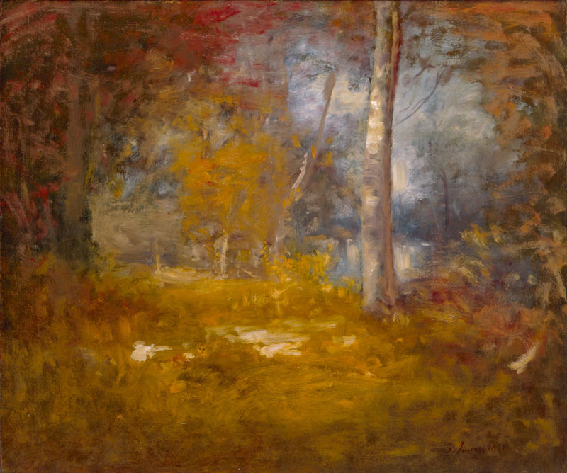 Woodland Havuzu - George Inness