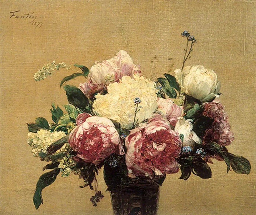 Pivonlar - Henri Fantin-Latour