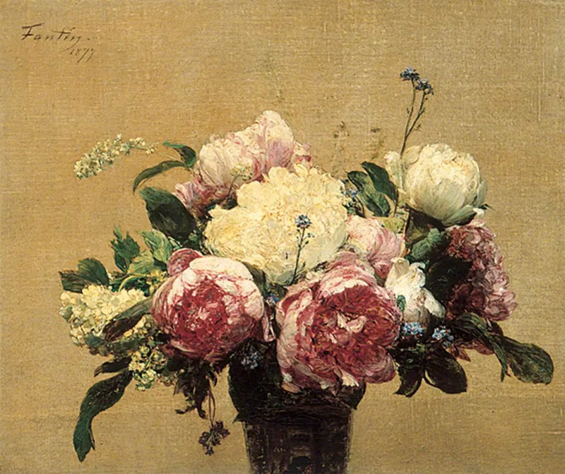 Pivonlar - Henri Fantin-Latour
