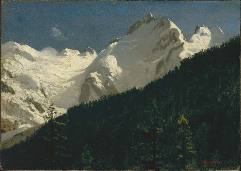 Piz Bernina, İsviçre - Albert Bierstadt
