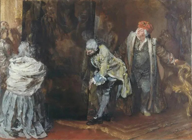Büyük Raphael'e yer açın - Adolph von Menzel