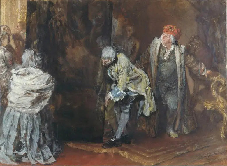 Büyük Raphael'e yer açın - Adolph von Menzel