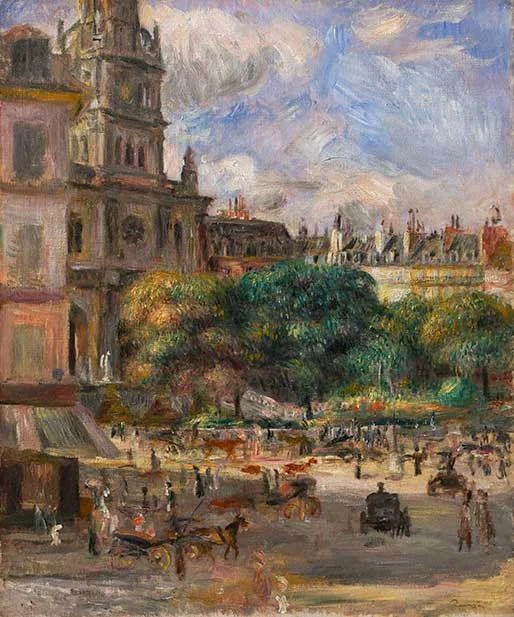 Trinité Meydanı, Paris - Pierre-Auguste Renoir
