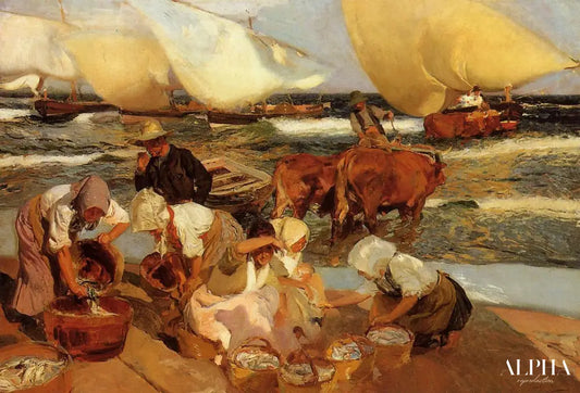 Plage à valence - Sorolla - Reproductions de tableaux et peintures haut de gamme