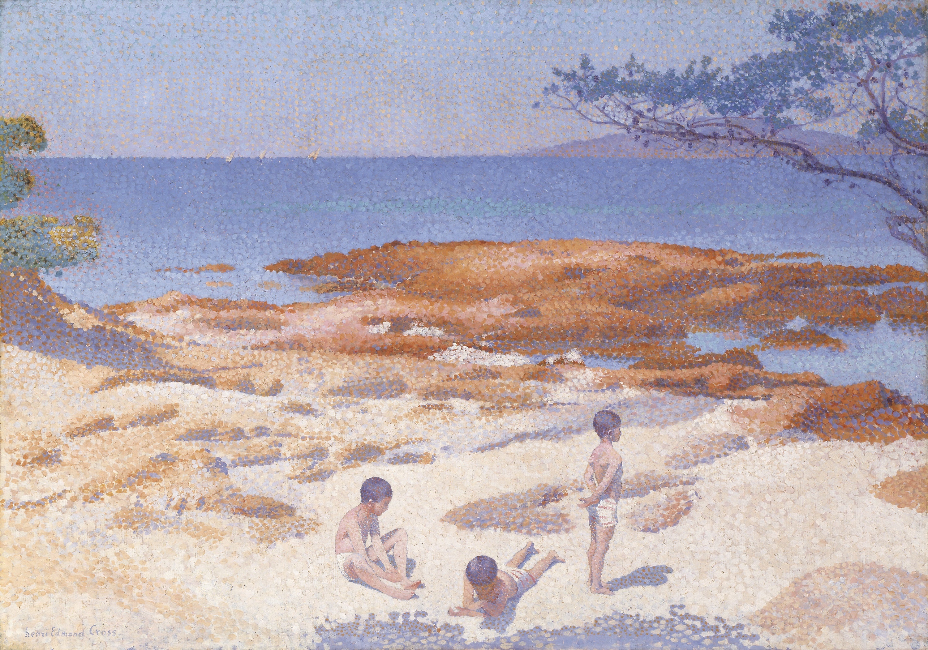 Plage de Cabasson (Baigne-Cul) - Henri-Edmond Cross