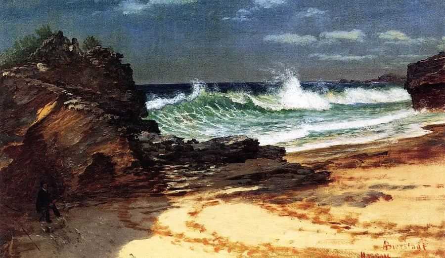 Nassau Plajı - Albert Bierstadt