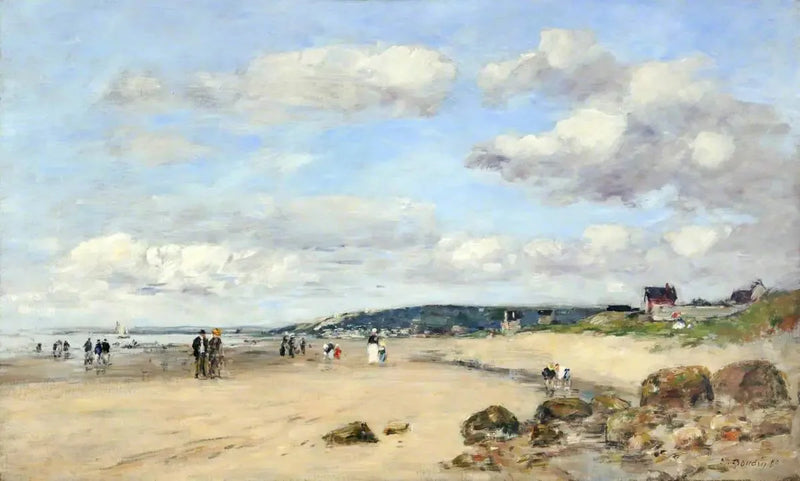 Normandiya, Fransa'da Plaj - Eugène Boudin