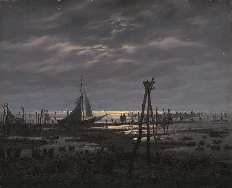 Bataklık Plajı - Caspar David Friedrich