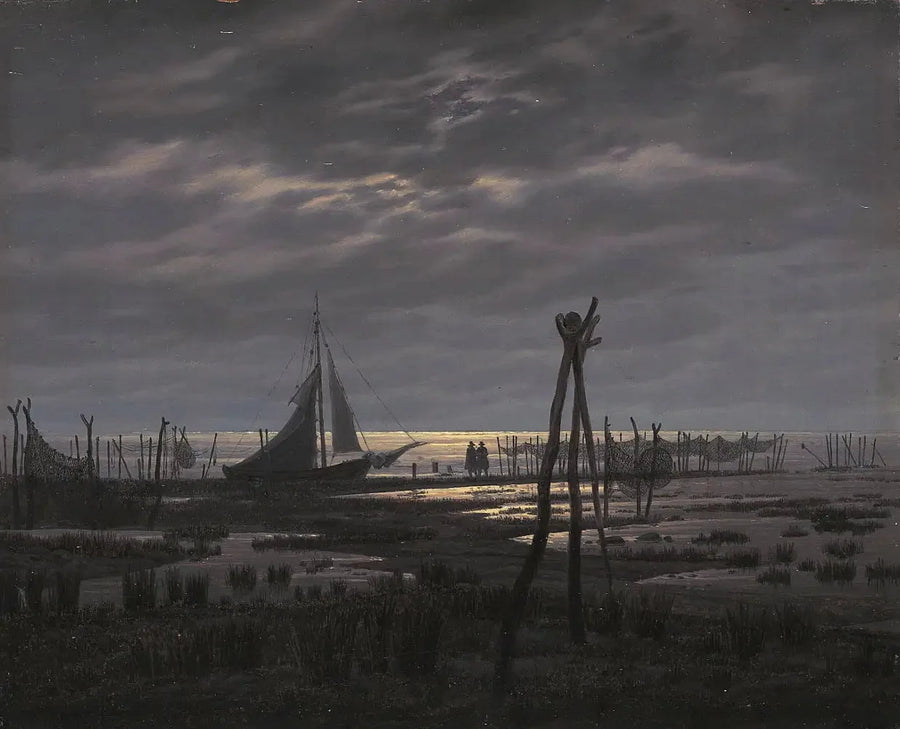 Bataklık Plajı - Caspar David Friedrich