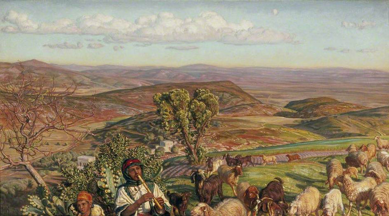 Nazaret'in üzerindeki yükseklerden Esdraelon Ovası - William Holman Hunt