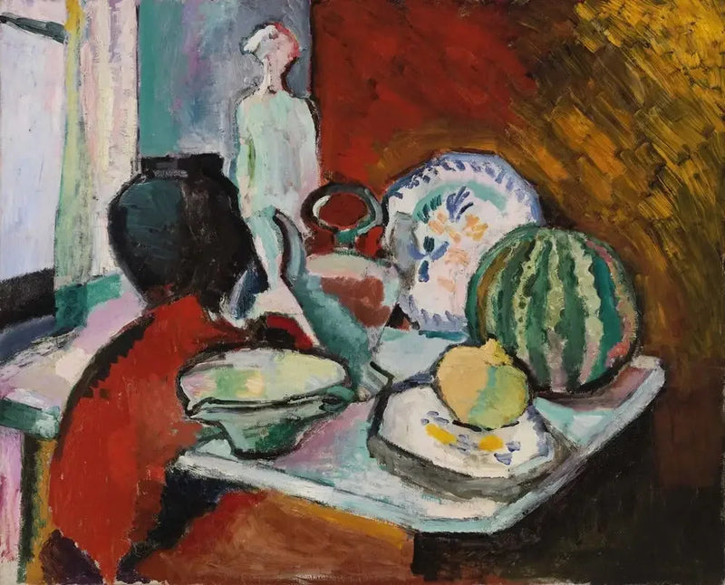 Tabaklar ve Karpuz (Tabaklar ve karpuz) - Henri Matisse