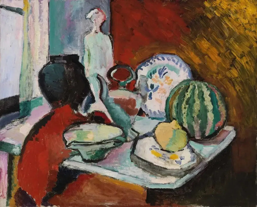 Tabaklar ve Karpuz (Tabaklar ve karpuz) - Henri Matisse