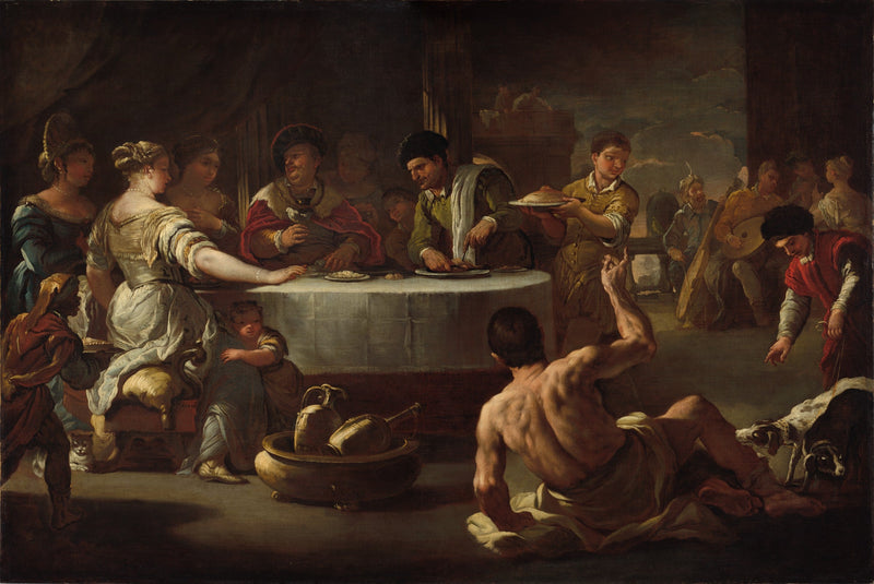 Dalış ve Lazare - Luca Giordano