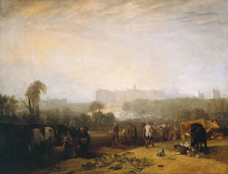 Slough yakınlarında Şalgamları Sürebilirken (‘Windsor’) - J. M. W. Turner