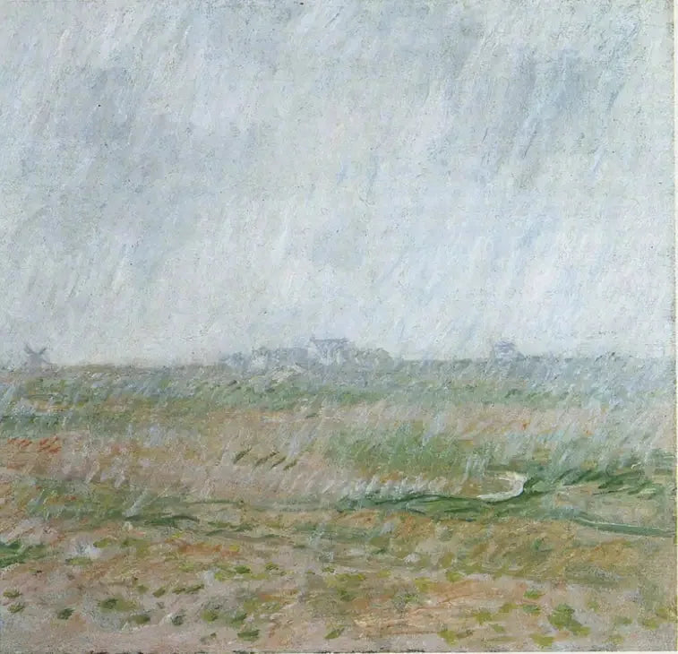Belle-Île'de Yağmur - Claude Monet