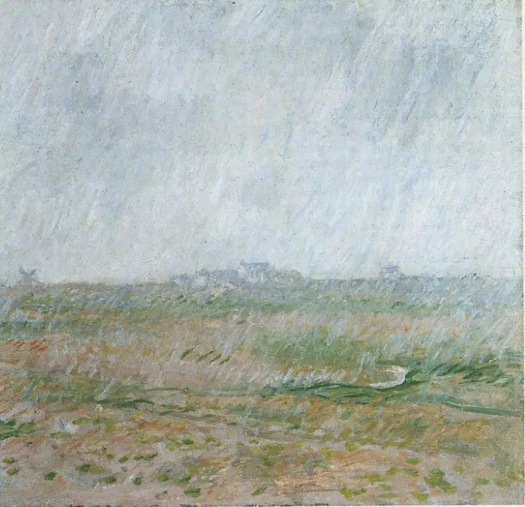 Belle-Île'de Yağmur - Claude Monet