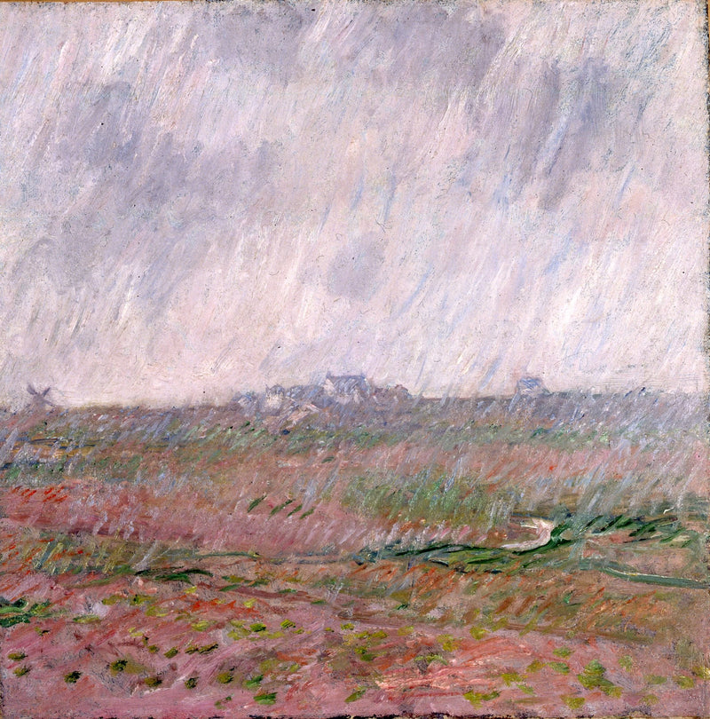 Belle-Île W1120'de yağmur - Claude Monet