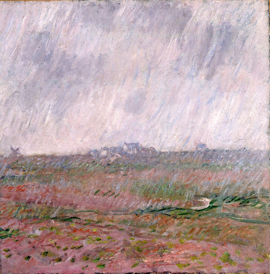 Belle-Île'de Yağmur - Claude Monet