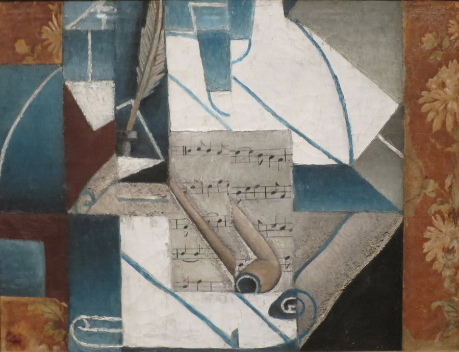 Tüylü ve Pipo - Juan Gris