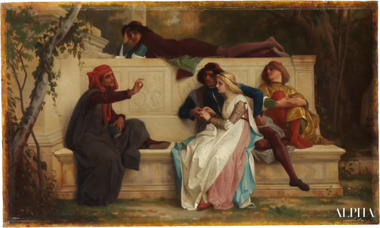 Poète florentin - Alexandre Cabanel Reproductions de tableaux à la peinture à l’huile