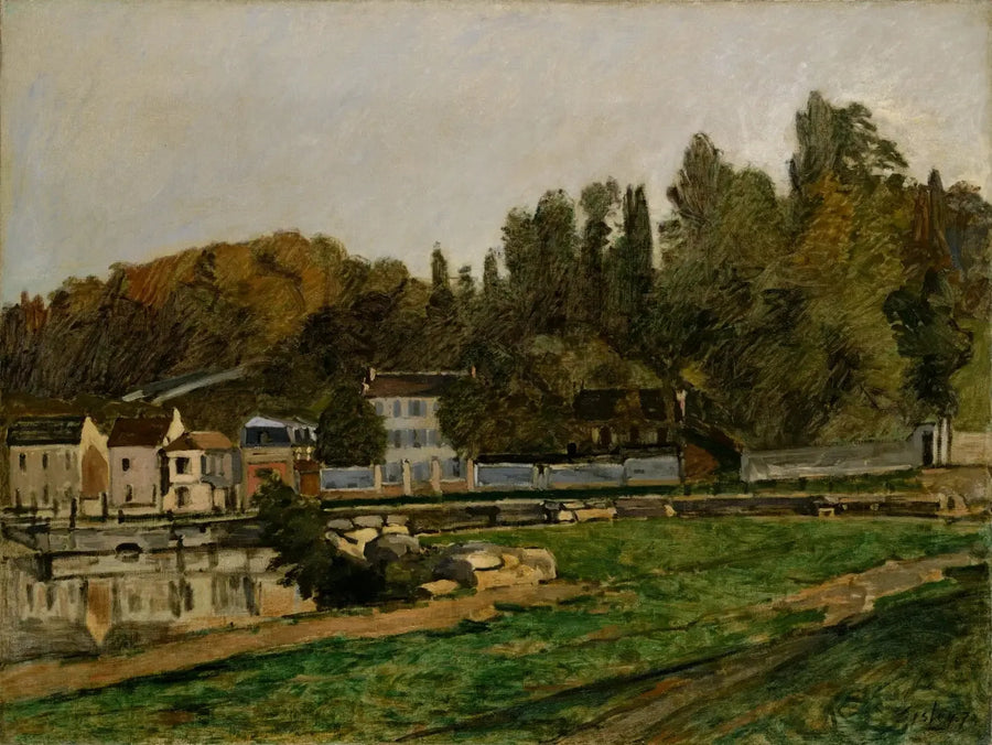 Marly'deki Su Noktaları - Alfred Sisley
