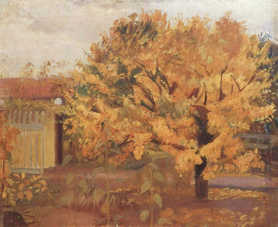 Ön Bahçedeki Erik Ağacı - Anna Ancher