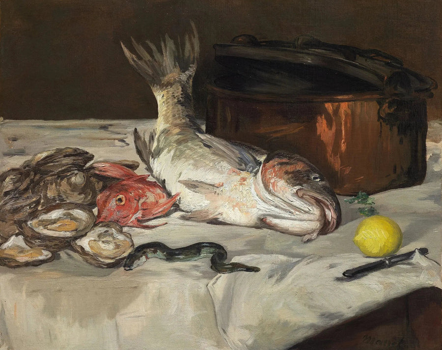 Balık (Sırt Çizimi) - Édouard Manet