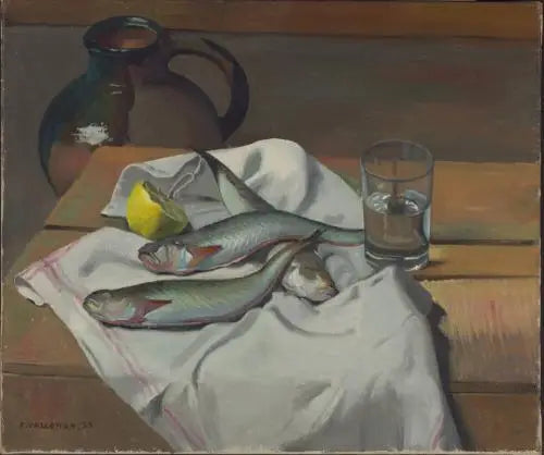 Balıklar ve Limon - Félix Vallotton