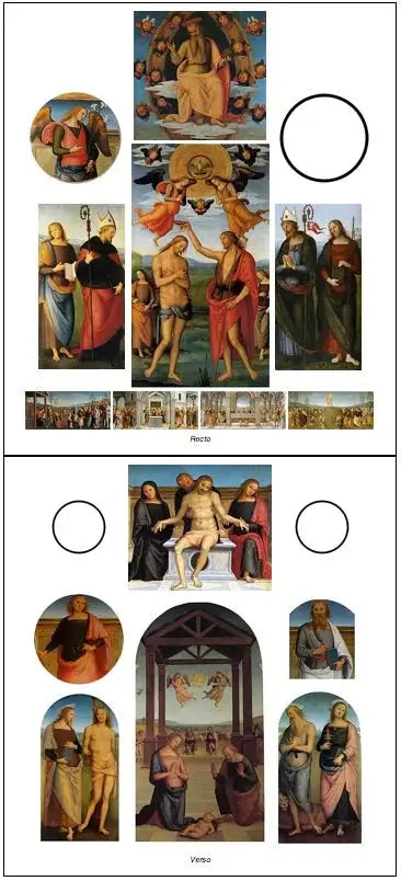 Sant'Agostino Çokpanelli Tablo - Pietro Perugino