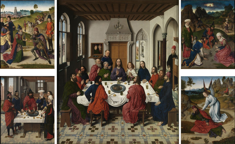 Saint-Sacrement Çokpanelliği - Dirk Bouts
