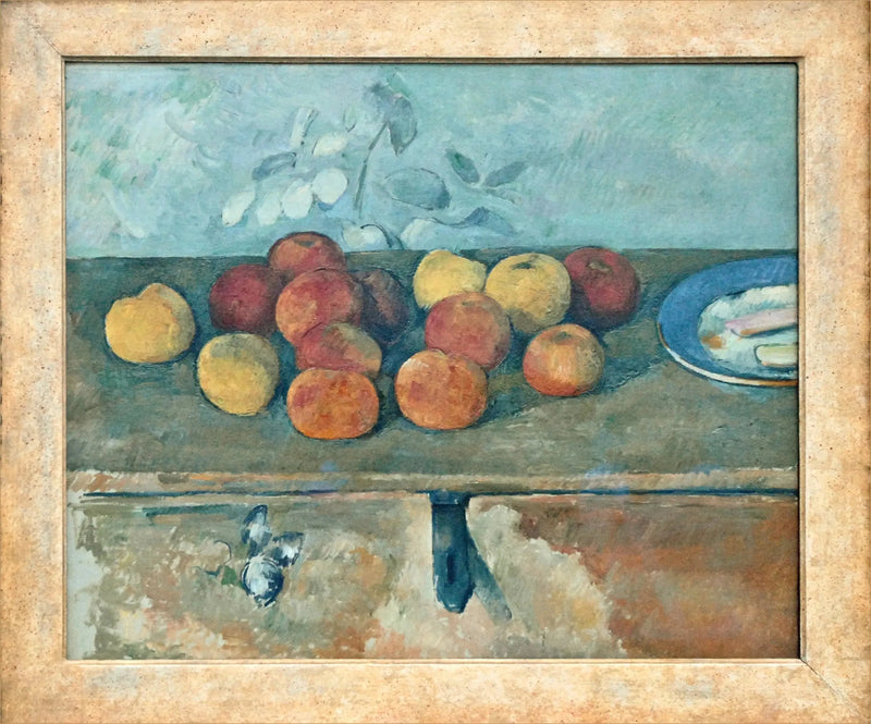 Elmalar ve bisküviler - Paul Cézanne