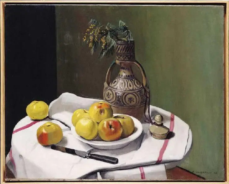 Elmalar ve Faslı Vazo - Félix Vallotton