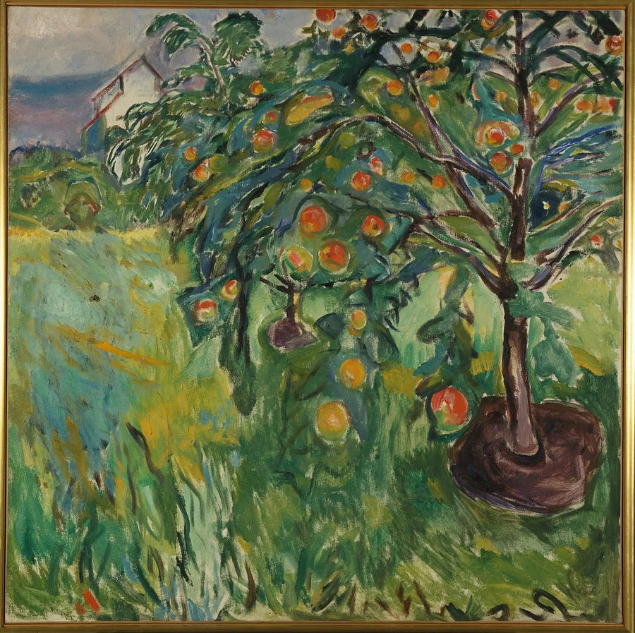 Stüdyonun Yanındaki Elma Ağacı - Edvard Munch