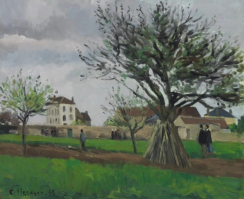 Pontoise'daki Elmalar (Baba Gallien'in Evi) - Camille Pissarro