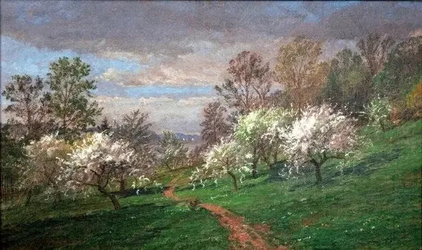 Çiçek Açan Elmalar Ağaçları - Jasper Francis Cropsey