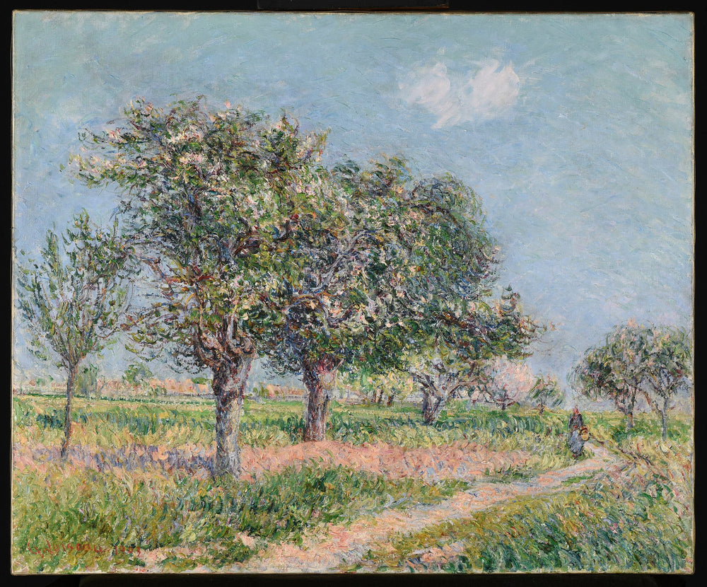Pommiers en fleurs en Normandie - Gustave Loiseau - Alpha Reproduction
