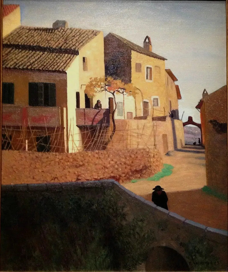 Cagnes'taki Roma Köprüsü - Félix Vallotton
