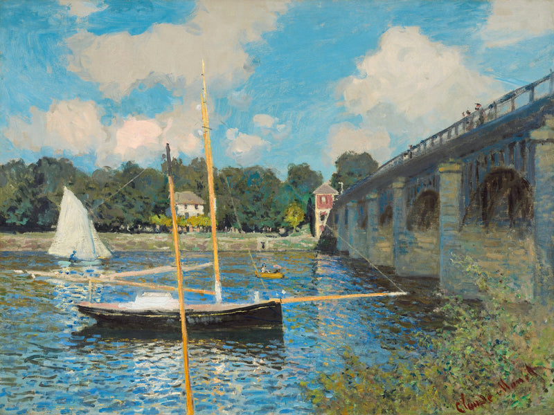 Argenteuil Köprüsü W312 - Claude Monet