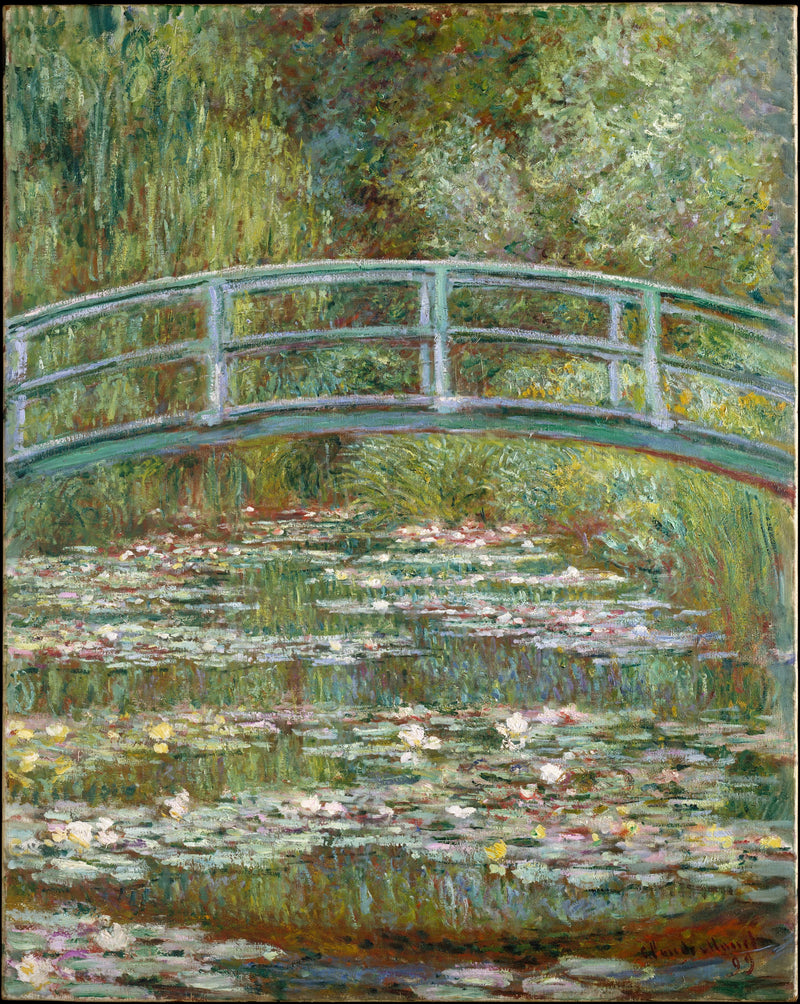 Nilüfer Havzası Üzerindeki Köprü, Met W1518 - Claude Monet