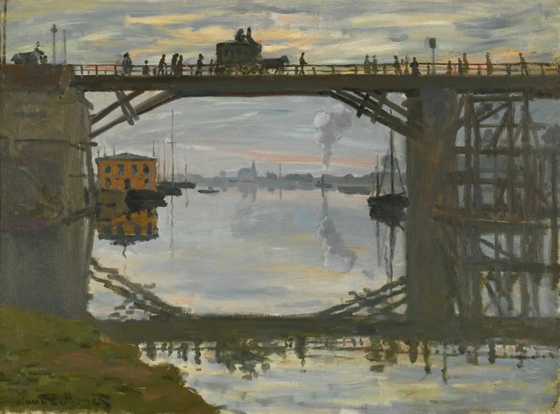 Ahşap Köprü W195 - Claude Monet