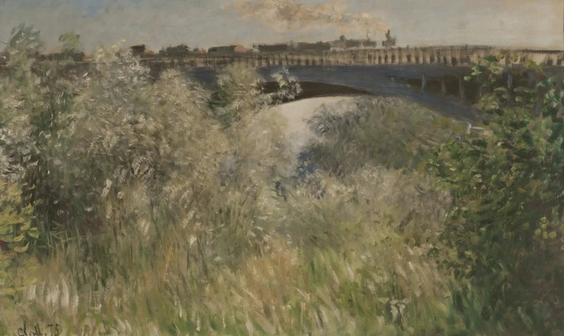 Chatou Köprüsü W367 - Claude Monet