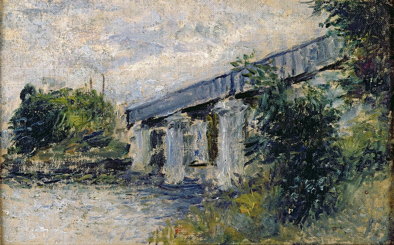 Demiryolu Köprüsü, Argenteuil W320 - Claude Monet