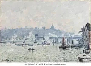 Charing Cross Köprüsü - Alfred Sisley